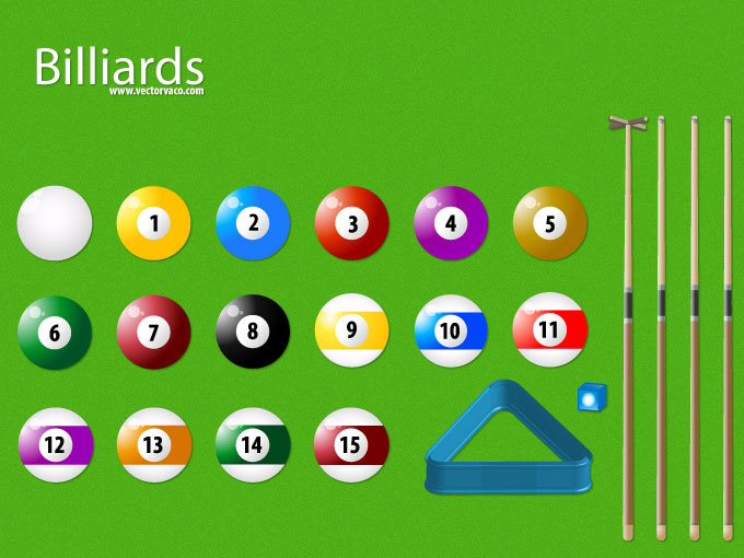 Vector Billiard Set