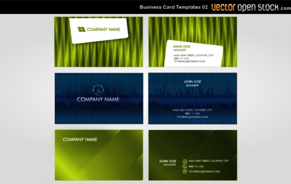 Vector Business Card Templates 02