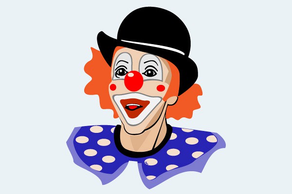 Vector Clown Clip Art