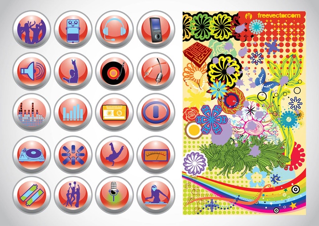 Vector Design Buttons