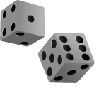 Vector Dice Clipart