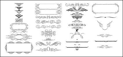 Vector exquisite lace