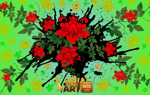 Vector Floral Design 2