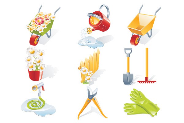 Vector Gardening Tools