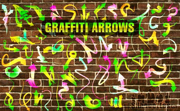 Vector Graffiti Arrows