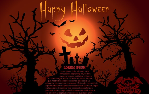 Vector Halloween Template