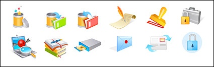 Vector icon books