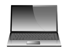 Vector laptop or notebook