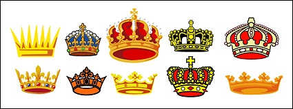 Vector material exquisite crown