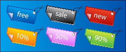 Vector material Tab sales angle