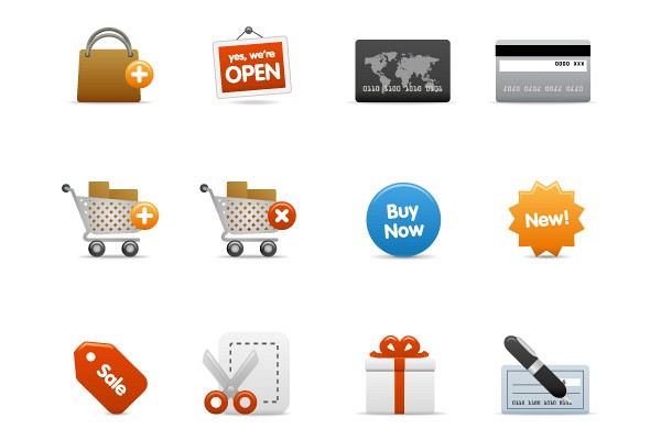 Vector Shopping Icon Set