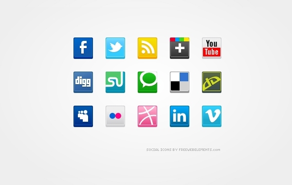 Vector Social Media Icons