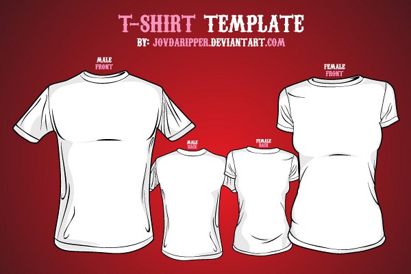 Vector T-Shirt Template