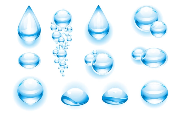 Vector Water Drops