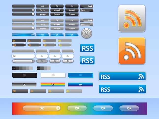 Vector Web Buttons