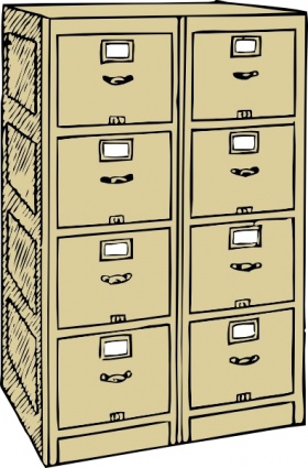 Vertical Cartoon Double File Files Drawers Cabinet Filing Multiple