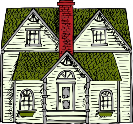 Victorian House clip art