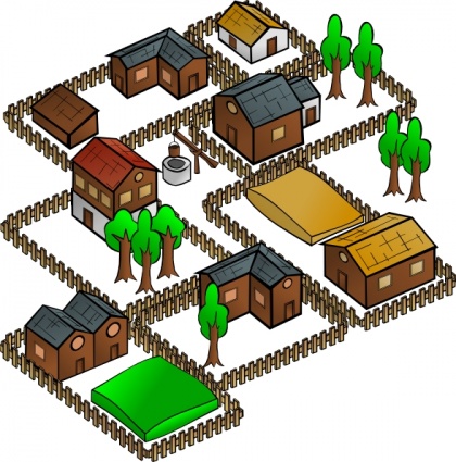 Village clip art