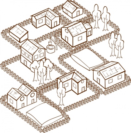 Village clip art