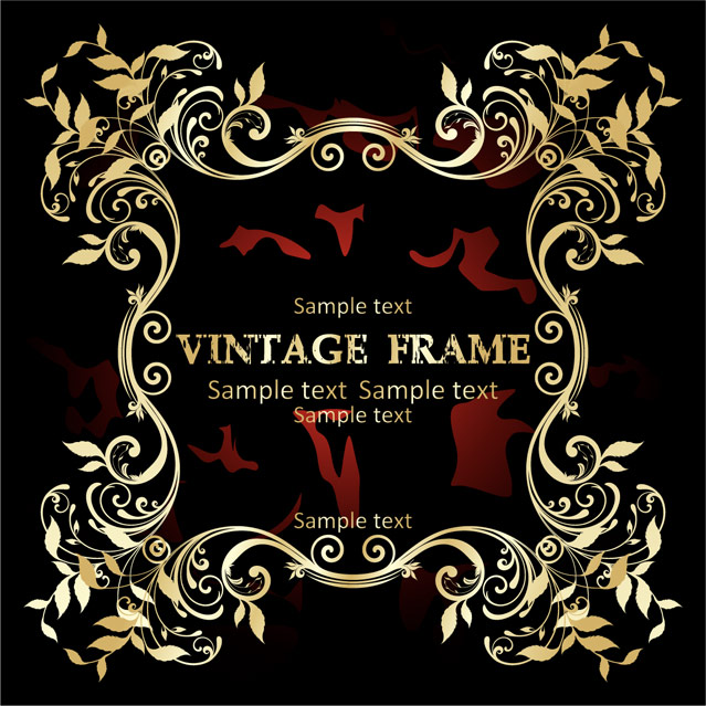 Vintage Frame Vector.