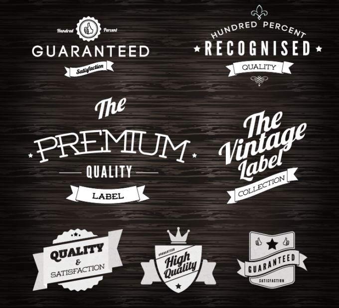 Vintage Labels Vector