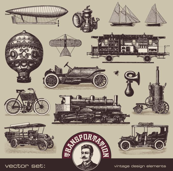 Vintage Transport Vector