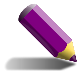 Violet pencil