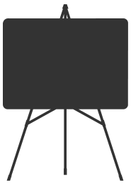 White Board Silhouette