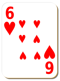 White deck: 6 of hearts