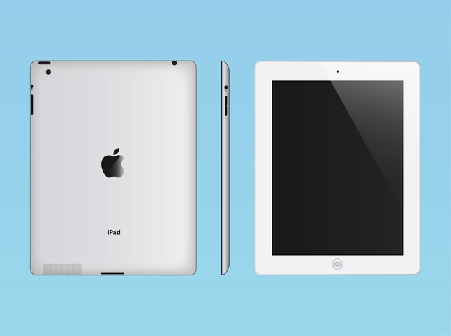 White iPad