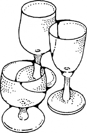 Wine Glasses clip art