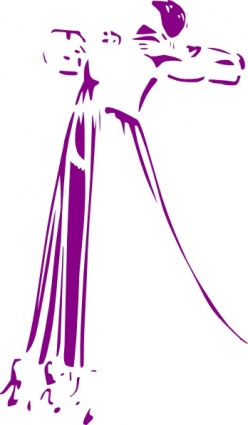 Woman Lineart Dancing clip art