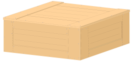 Wood crate