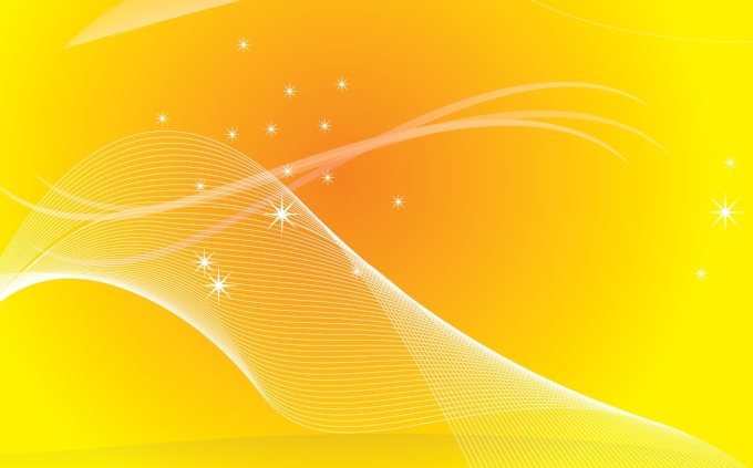 Yellow sunny background