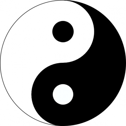 Yin Yang clip art